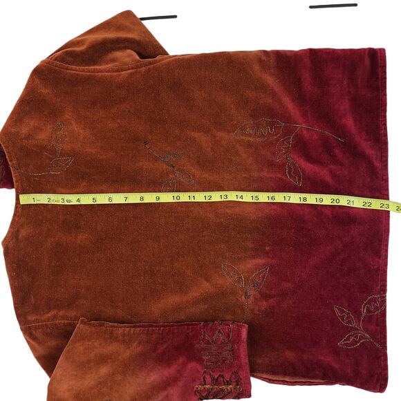 Vintage Mirasol Blazer Jacket Velvet Size Medium - Picture 5 of 5